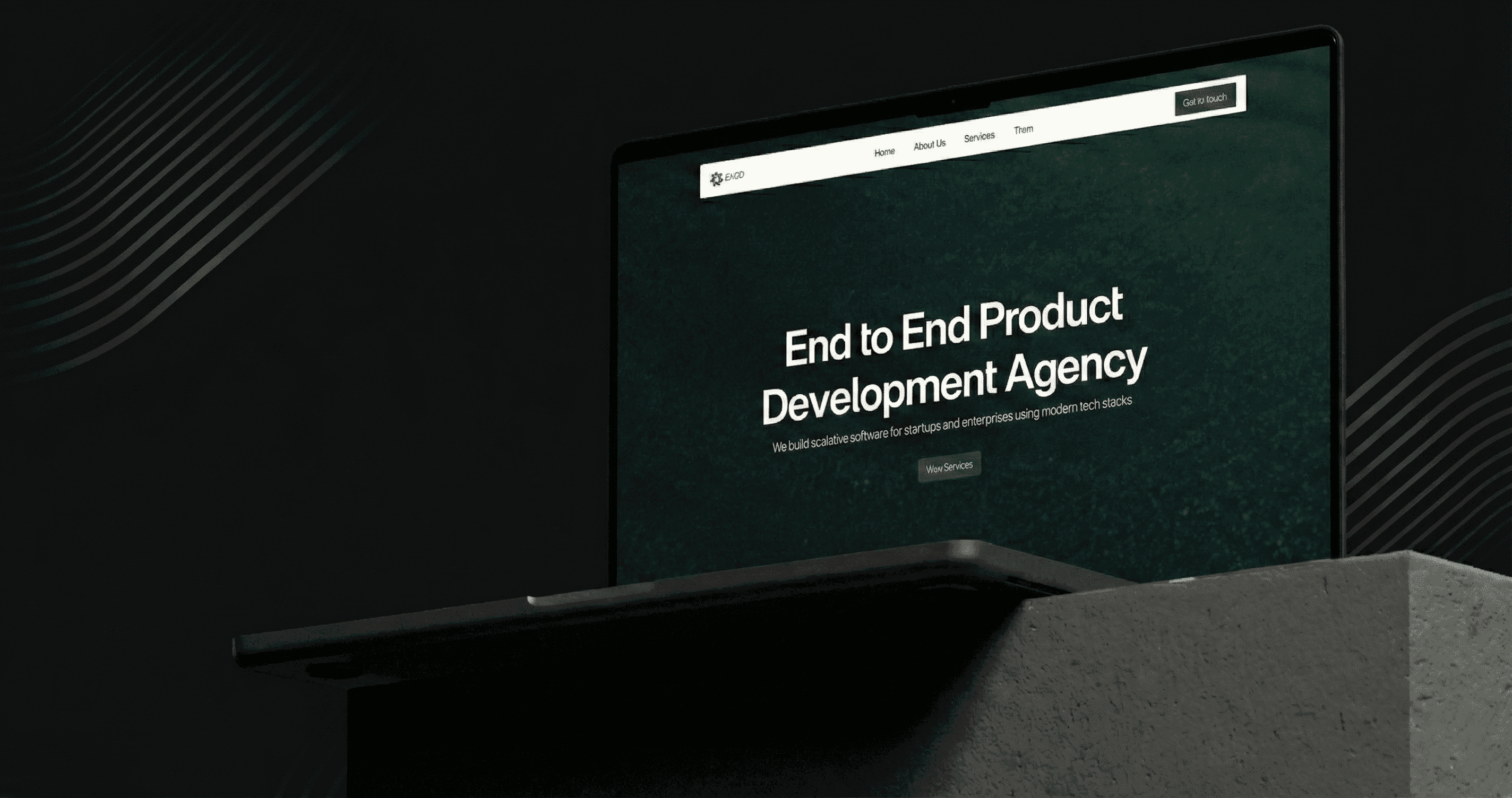 Laptop mockup